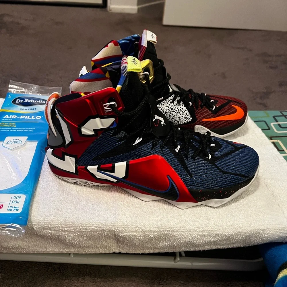 Nike LeBron 12 What The LeBron.  Size 12. Preowned - Picture 2 of 6